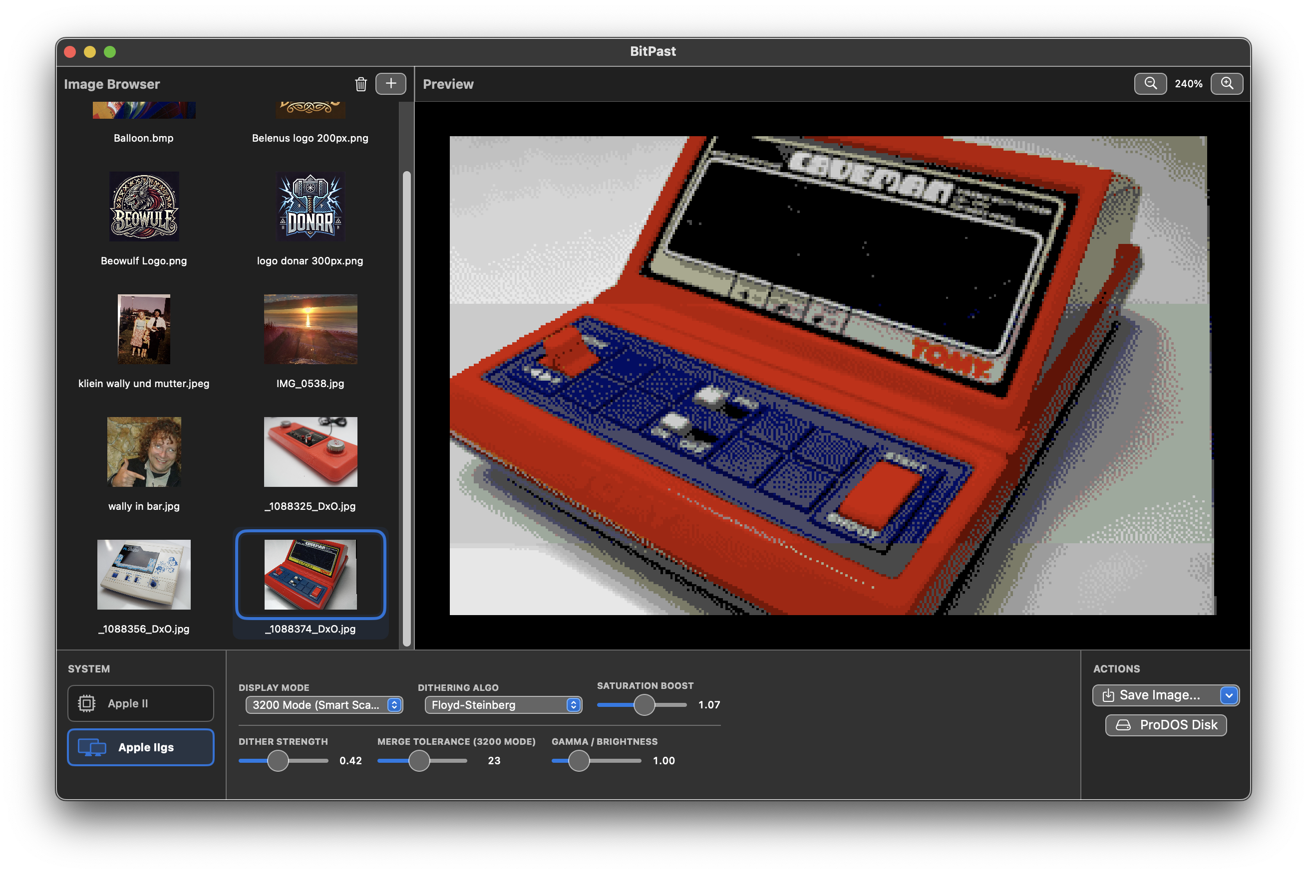 Apple IIgs 3200 Color Mode